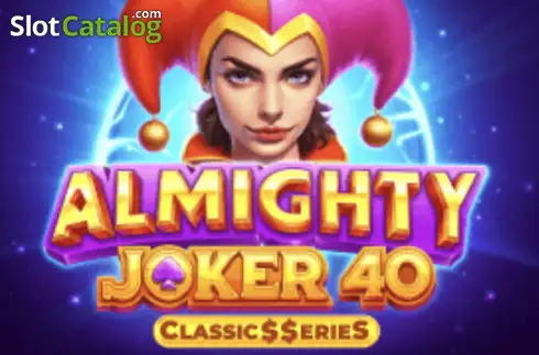 Almighty Joker 40 Λογότυπο Almighty Joker 40 Λογότυπο