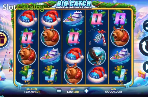 Οθόνη2. Big Catch Bonanza Christmas Catch Κουλοχέρης