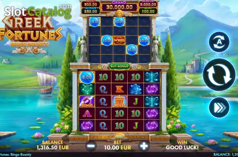 Οθόνη2. Greek Fortunes: Bingo Bounty Κουλοχέρης 