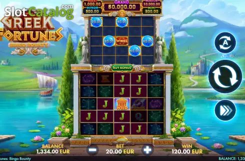 Οθόνη3. Greek Fortunes: Bingo Bounty Κουλοχέρης 