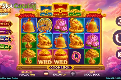 Οθόνη2. Happy Buddha Bonus Combo Κουλοχέρης 