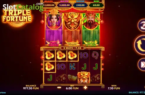 Οθόνη3. Triple Fortune Κουλοχέρης