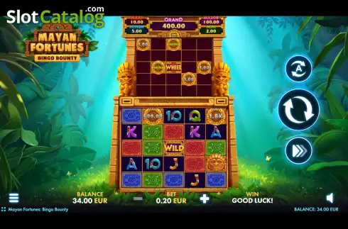Οθόνη2. Mayan Fortunes: Bingo Bounty Κουλοχέρης
