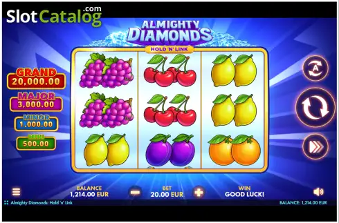 Οθόνη2. Almighty Diamonds: Hold 'N' Link Κουλοχέρης 