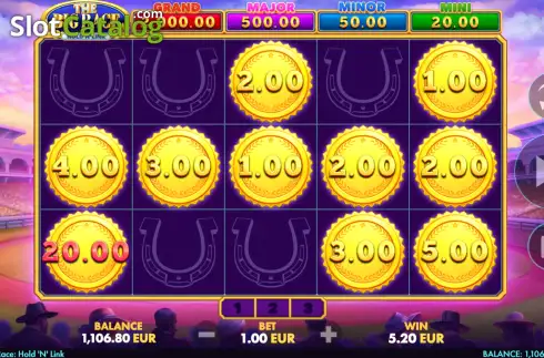 Οθόνη3. The Big Race: Hold 'N' Link Κουλοχέρης