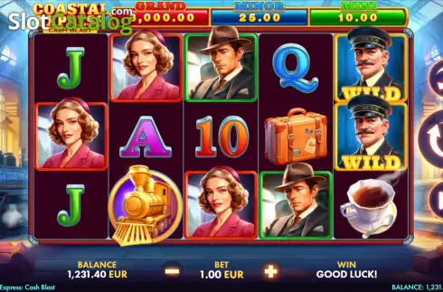 Οθόνη2. Coastal Express: Cash Blast Κουλοχέρης