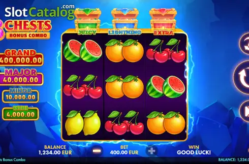 Οθόνη2. 3 Chests: Bonus Combo Κουλοχέρης