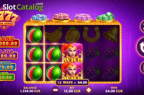 Οθόνη3. 7777: Bonus Combo Κουλοχέρης