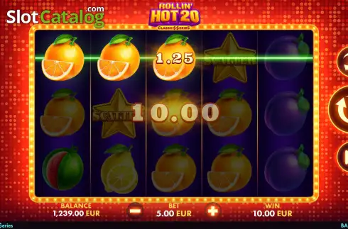 Οθόνη3. Rollin' Hot 20: Classic Series Κουλοχέρης