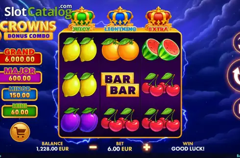 Οθόνη2. 3 Crowns: Bonus Combo Κουλοχέρης