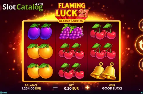 Οθόνη2. Flaming Luck 27 - Classic Series Κουλοχέρης