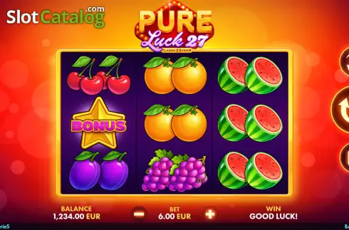 Οθόνη2. Pure Luck 27 - Classic Series Κουλοχέρης 
