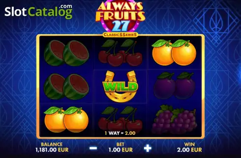 Οθόνη3. Always Fruits 27 - Classic Series Κουλοχέρης
