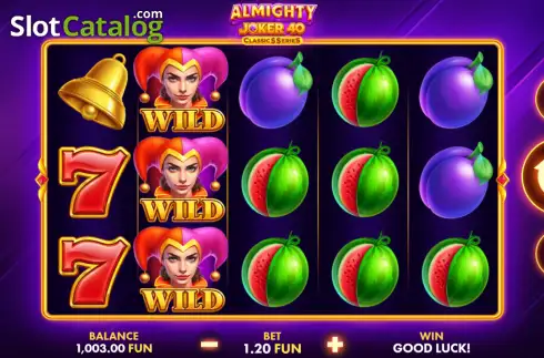 Οθόνη2. Almighty Joker 40: Classics Series Κουλοχέρης 