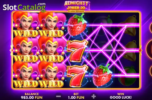 Οθόνη3. Almighty Joker 20: Classics Series Κουλοχέρης