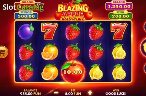 Οθόνη2. Blazing Apple Hold 'N' Link Κουλοχέρης 