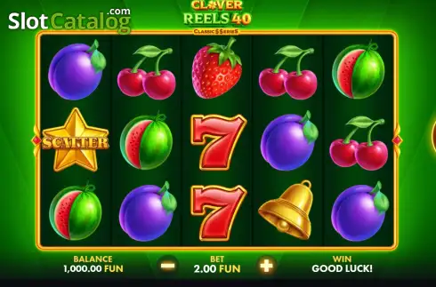 Οθόνη2. Clover Reels 40: Classics Series Κουλοχέρης