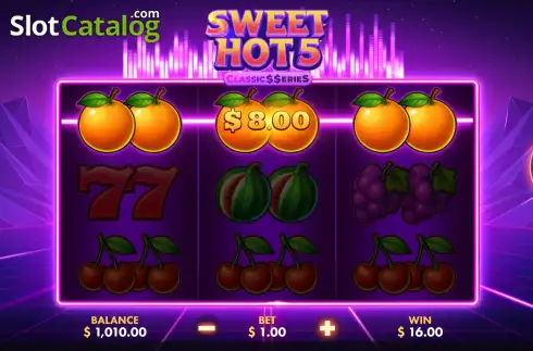 Οθόνη3. Sweet Hot 5: Classics Series Κουλοχέρης