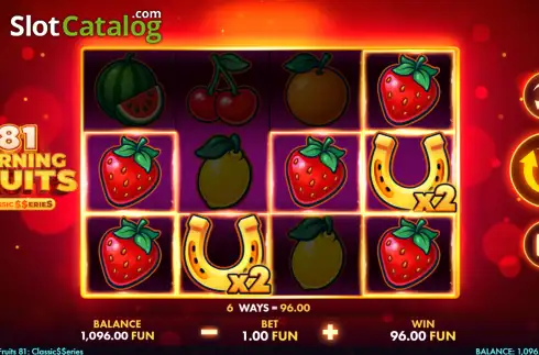 Οθόνη3. Burning Fruits 81: Classics Series Κουλοχέρης