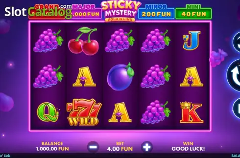 Οθόνη2. Sticky Mystery: Hold 'N' Link Κουλοχέρης