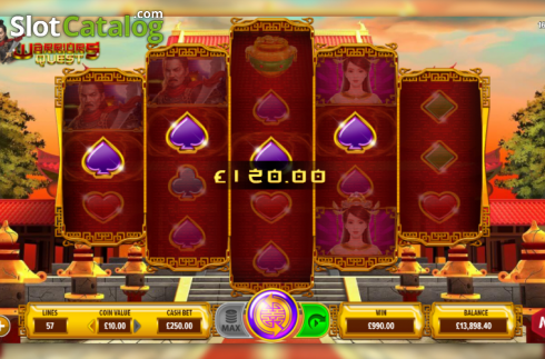 Οθόνη4. Warriors Quest Κουλοχέρης