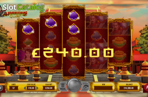 Οθόνη5. Warriors Quest Κουλοχέρης
