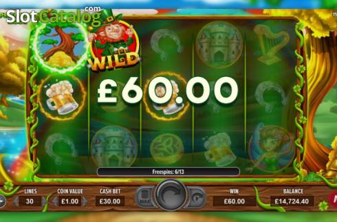 Οθόνη5. Leprechaun's Loot (NetGaming) Κουλοχέρης
