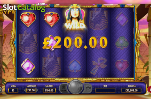 Οθόνη3. Treasures Of Egypt (NetGaming) Κουλοχέρης