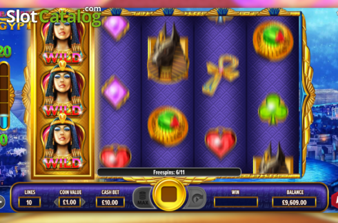 Οθόνη6. Treasures Of Egypt (NetGaming) Κουλοχέρης