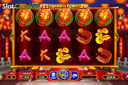 Οθόνη2. Festival Of Fortune Κουλοχέρης