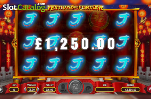 Οθόνη5. Festival Of Fortune Κουλοχέρης
