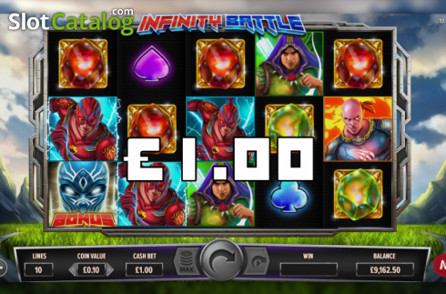 Οθόνη4. Infinity Battle Κουλοχέρης