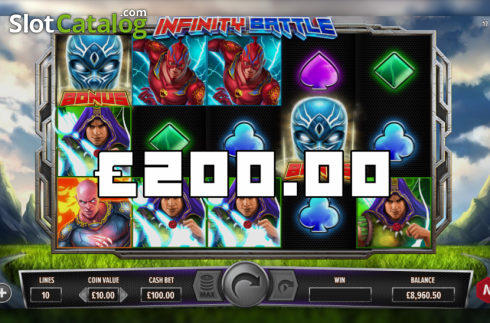 Οθόνη5. Infinity Battle Κουλοχέρης