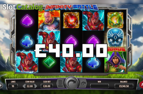 Οθόνη6. Infinity Battle Κουλοχέρης