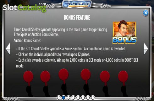 Οθόνη8. Shelby Online Video Slot Κουλοχέρης