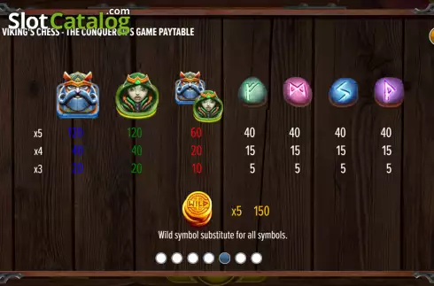 Οθόνη8. Vikings Chess The Conquerors Game Κουλοχέρης