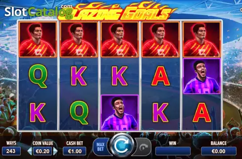 Οθόνη3. Blazing Goals (NetGaming) Κουλοχέρης