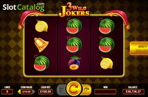 Οθόνη2. 3 Wild Jokers Κουλοχέρης