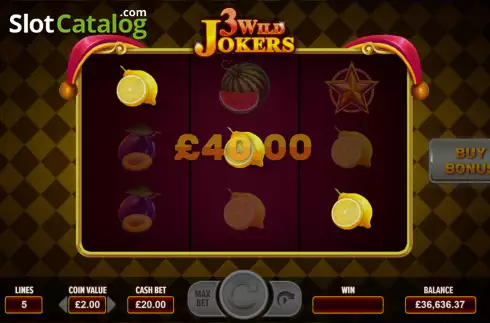 Οθόνη4. 3 Wild Jokers Κουλοχέρης