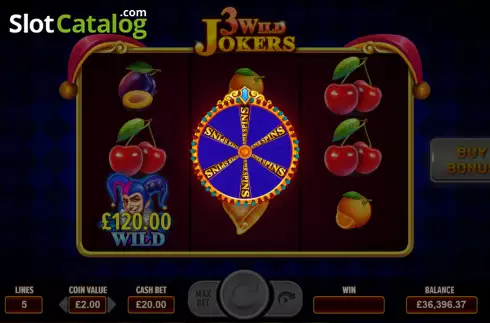 Οθόνη5. 3 Wild Jokers Κουλοχέρης