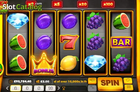 Οθόνη3. Juicy Gold 100 Κουλοχέρης 