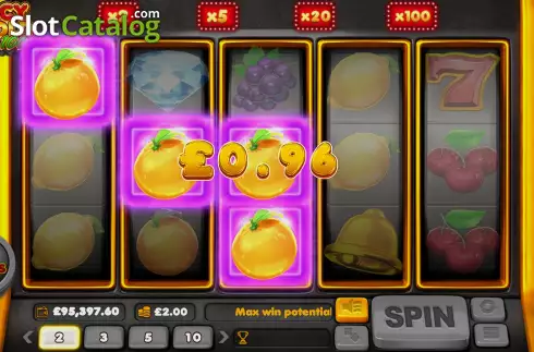 Οθόνη4. Juicy Gold 100 Κουλοχέρης 