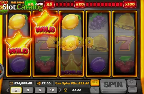 Οθόνη9. Juicy Gold 100 Κουλοχέρης 