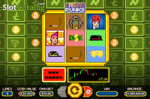 Οθόνη2. Casino Punks Κουλοχέρης