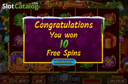 Οθόνη5. Lucky Christmas (NetGaming) Κουλοχέρης