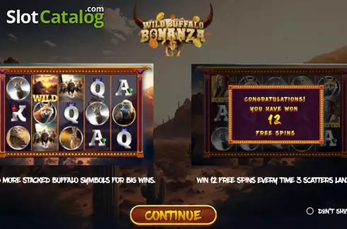 Οθόνη2. Wild Buffalo Bonanza Κουλοχέρης 