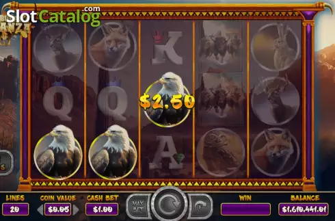 Οθόνη5. Wild Buffalo Bonanza Κουλοχέρης 