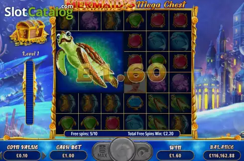 Οθόνη6. Mermaid's Mega Chest Κουλοχέρης