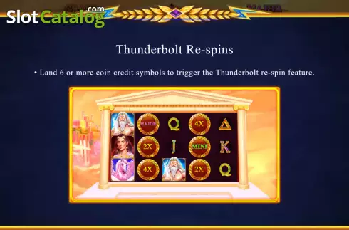 Οθόνη5. Zeus's Thunderbolt Κουλοχέρης