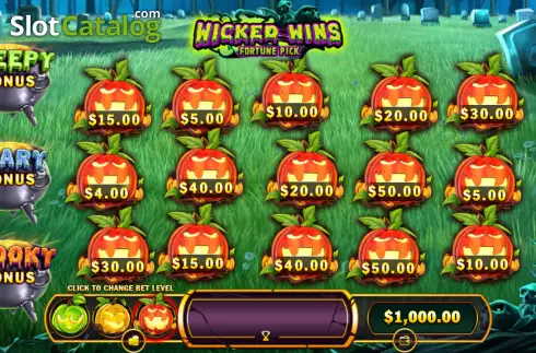 Οθόνη2. Wicked Wins Fortune Pick Κουλοχέρης